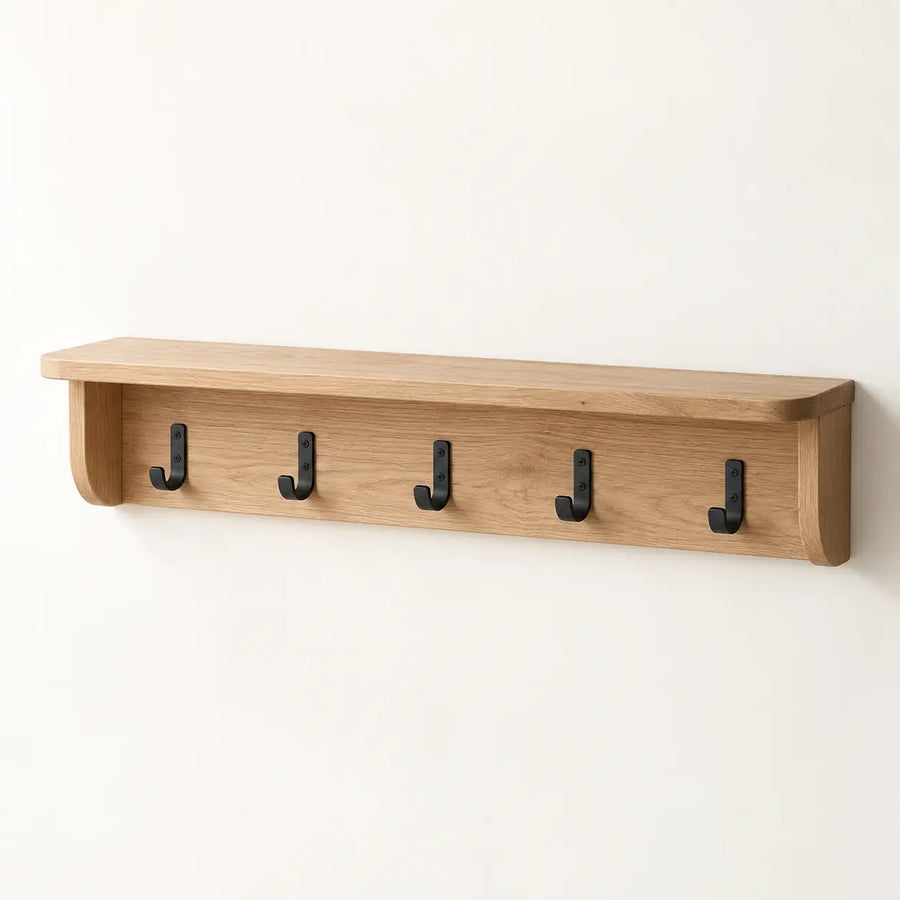 Alder Wall Rail & Shelf